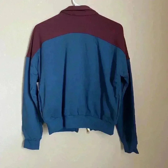 Spiritual Gangster So Fly Blocked Zip Jacket – Navy/Maroon, Size M, NWT - Picture 8 of 10